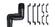 Hunter kĺbová prípojka Swing - Joint 1/2" M, 15 cm