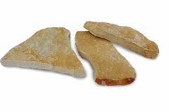 Gespaltener Kalkstein,Trittstein, Stärke 4 - 6 cm