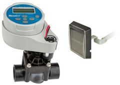Hunter Batteriesteuergerät-Set – NODE-100-VALVE-B-Set, 1 Station + NODE Solarpanel