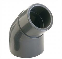 Kniestück 45° reduziret 75/63x75 PN16 /30ks-box