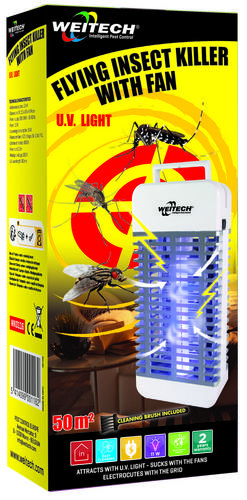 Weitech UV lampa proti hmyzu  s ventilátorom