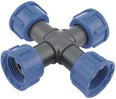 Technoplastic holendrový kríž 1" F x F x F x F, PN6