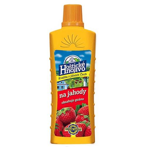 Prírodné hnojivo na jahody s guánom 0,5 l – Hoštické hnojivo