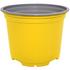 Odľahčený kvetináč YELLOW, priemer 10,5 cm, výška 7,9 cm