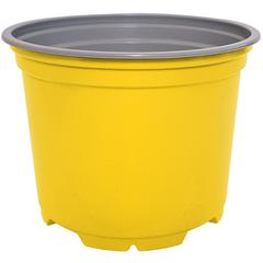 Odľahčený kvetináč YELLOW, priemer 10,5 cm, výška 7,9 cm