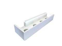 Rohový prvok k prelivovému žlabu