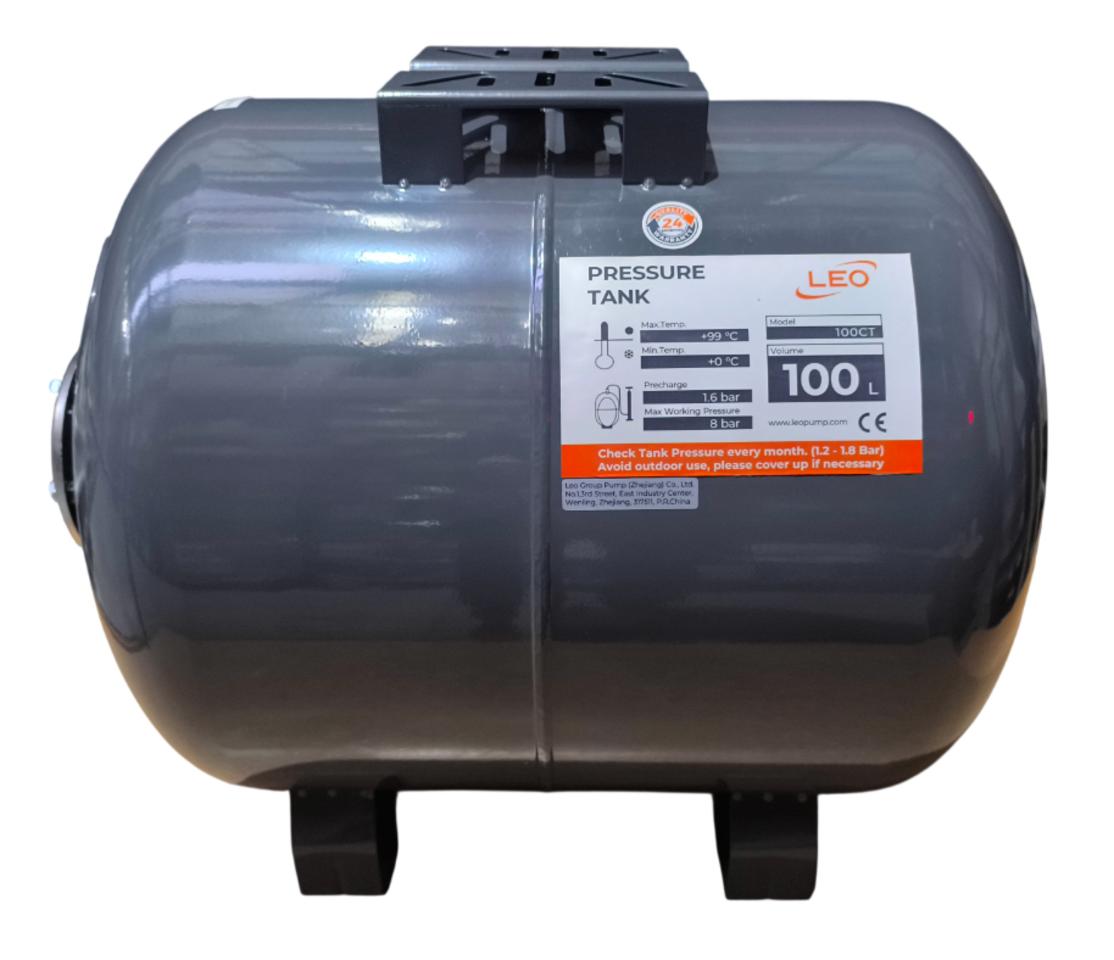 Tlaková nádoba ležatá LEO 100CT1, 80l