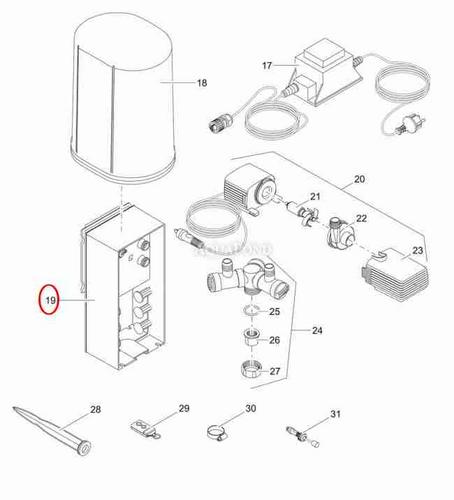 Spare controller WaterJet Lightning